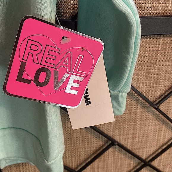 NEW REAL LOVE SIZE 12 MONTHS MINT GREEN FLEECE SET - Picture 4 of 7
